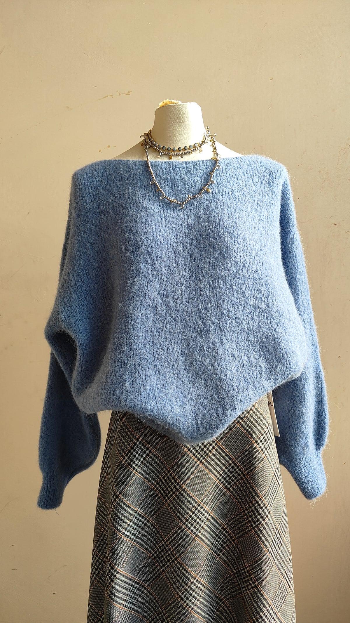 Maglione Odette – Scollo a Barca in Alpaca