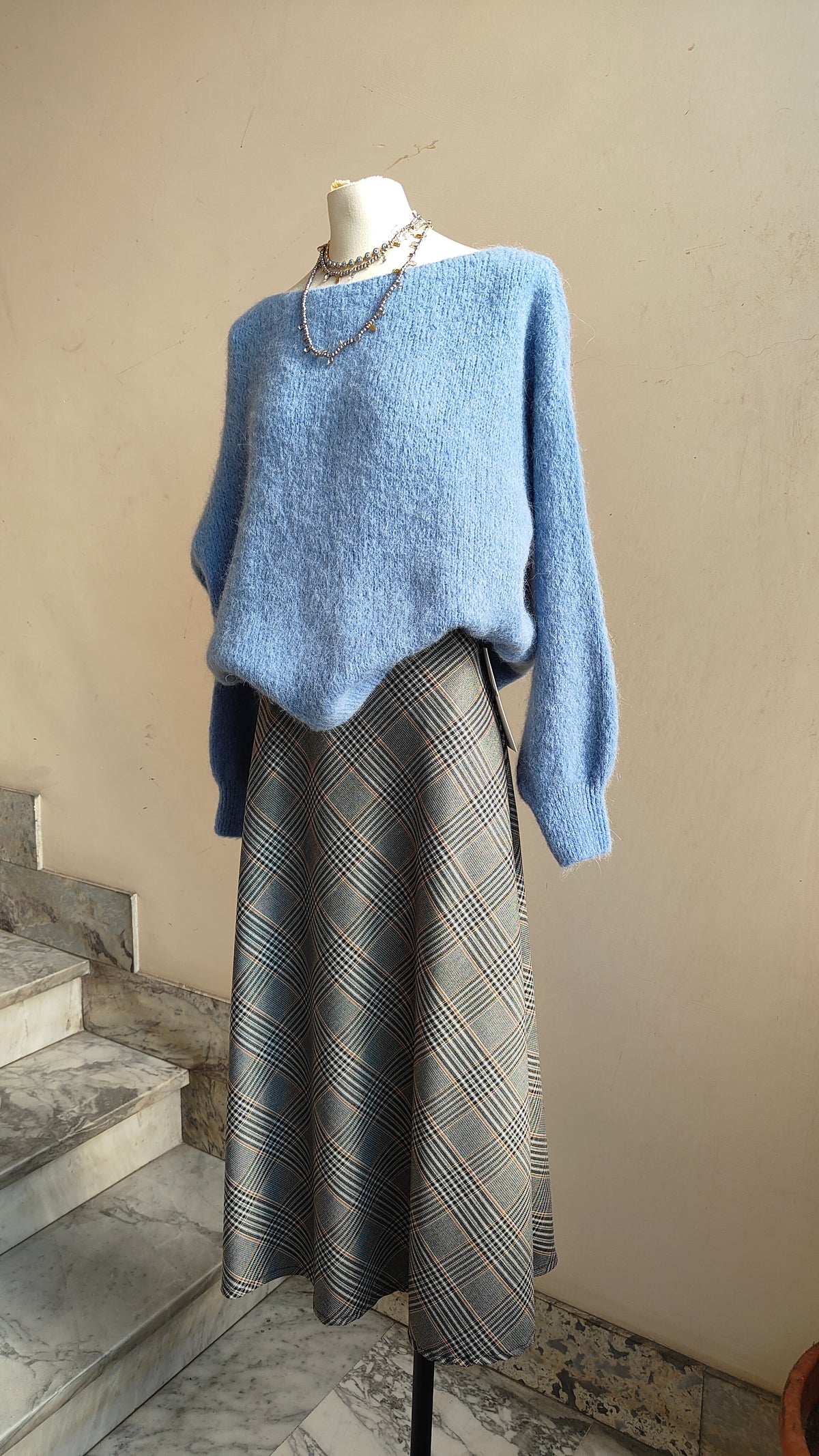 Maglione Odette – Scollo a Barca in Alpaca