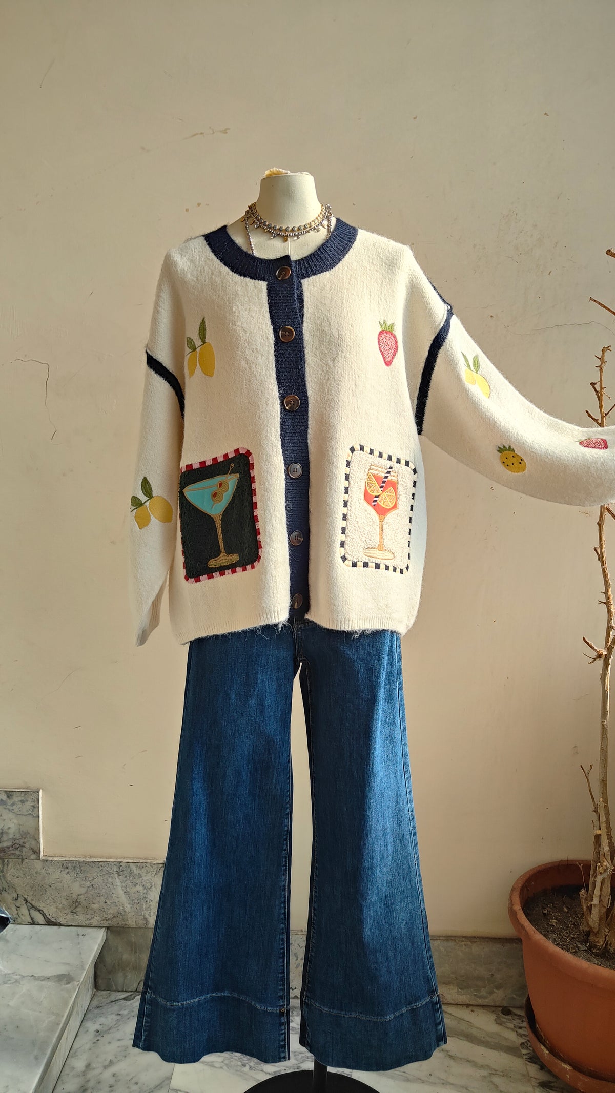 Cardigan Bonbon – Fantasia Ricamata