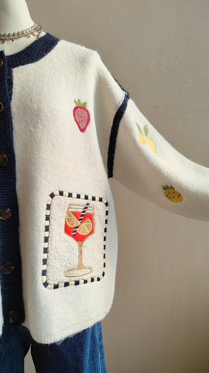 Cardigan Bonbon – Fantasia Ricamata