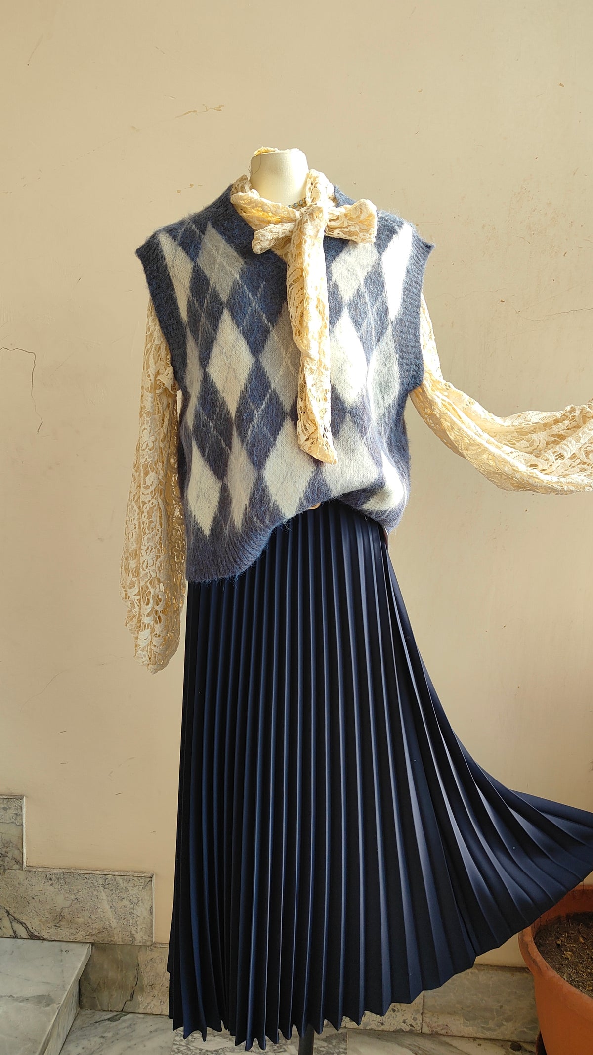 Gilet Margot – Fantasia Argyle