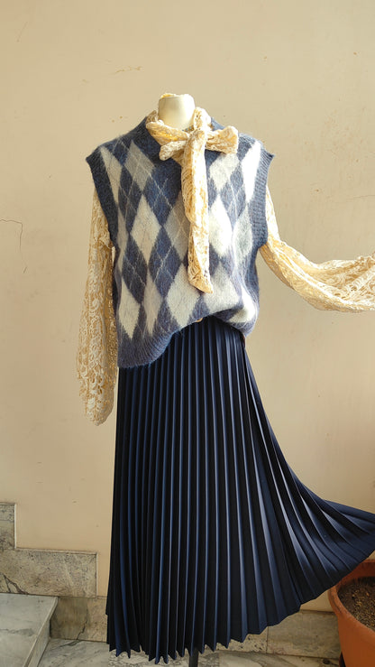 Gilet Margot – Fantasia Argyle
