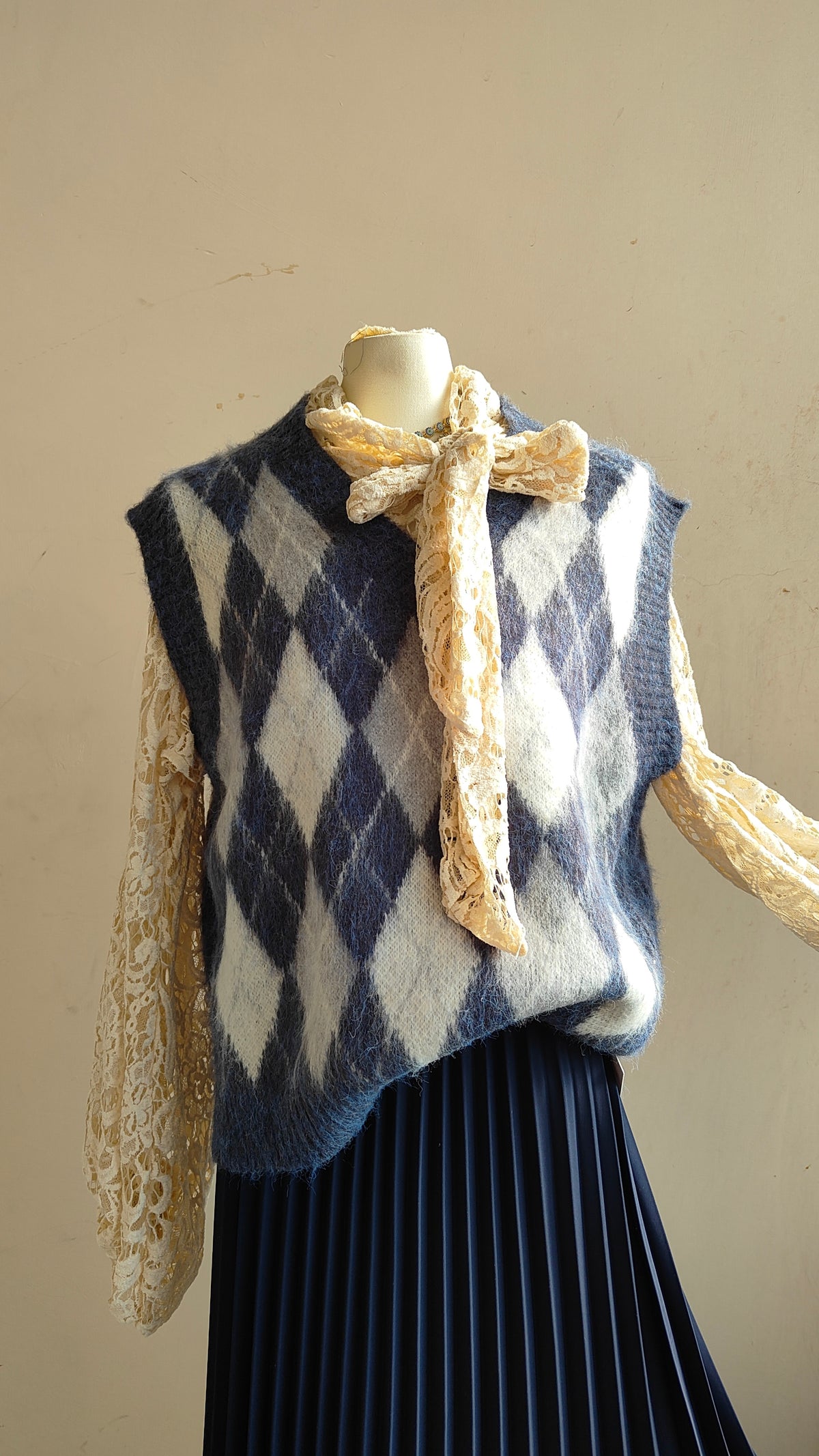 Gilet Margot – Fantasia Argyle
