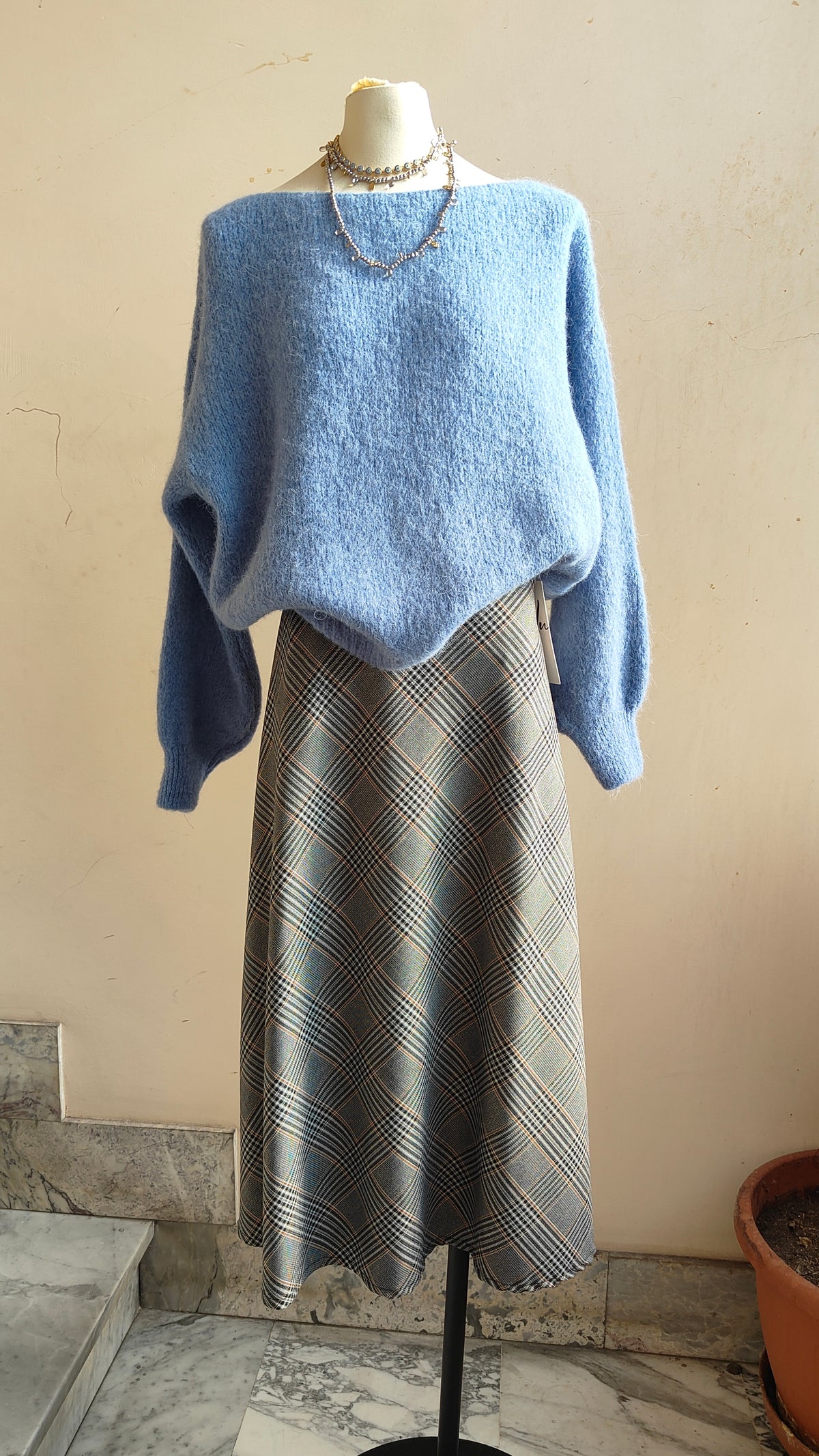 Maglione Odette – Scollo a Barca in Alpaca