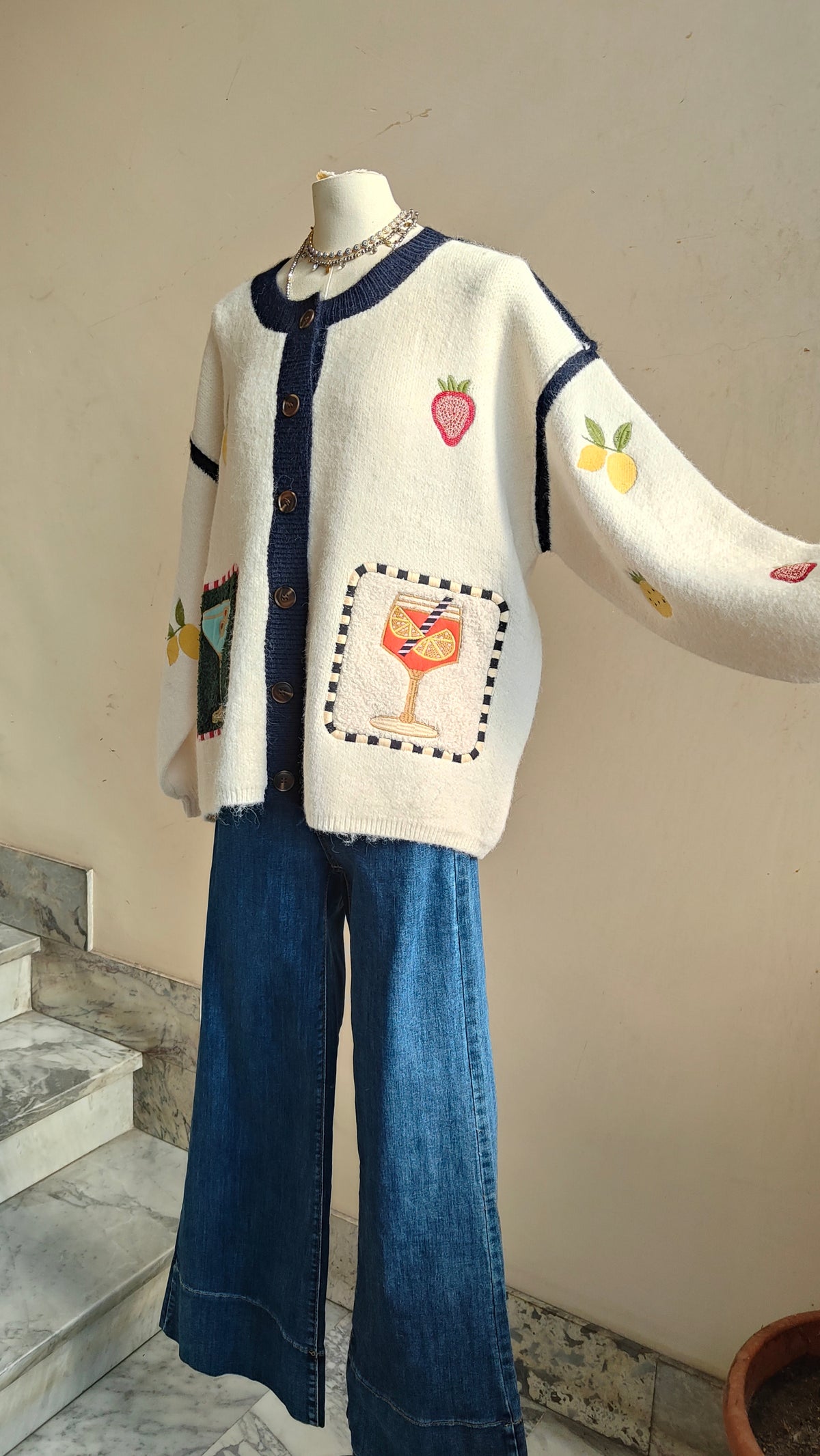 Cardigan Bonbon – Fantasia Ricamata