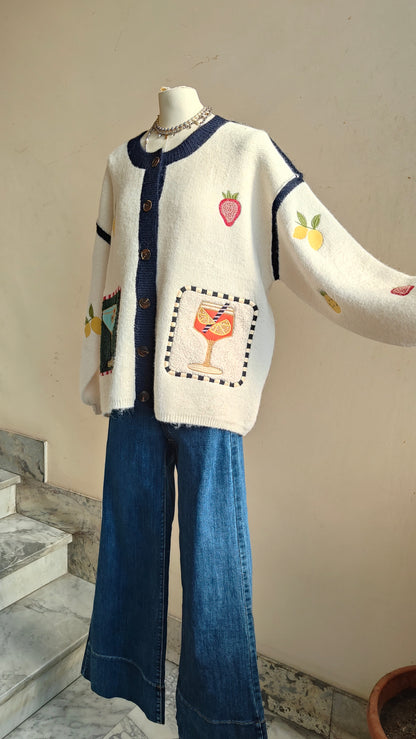 Cardigan Bonbon – Fantasia Ricamata