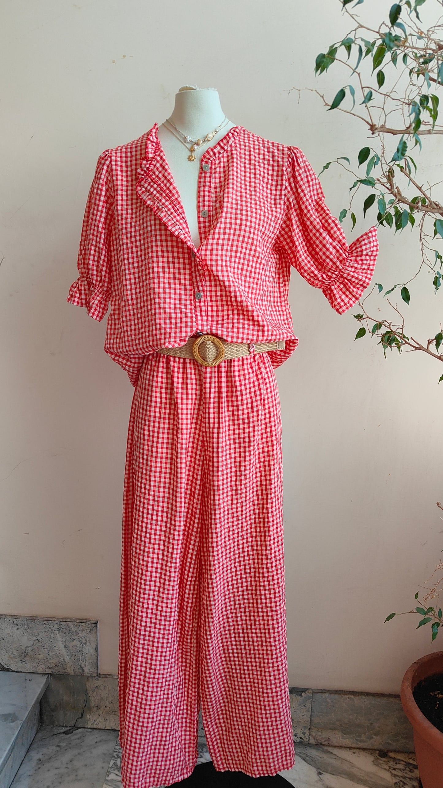 Pantaloni Vichy Mood