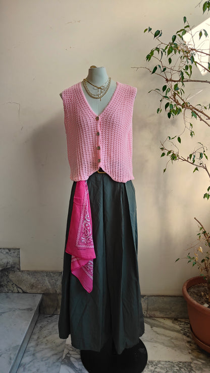 Gilet maglia grosso