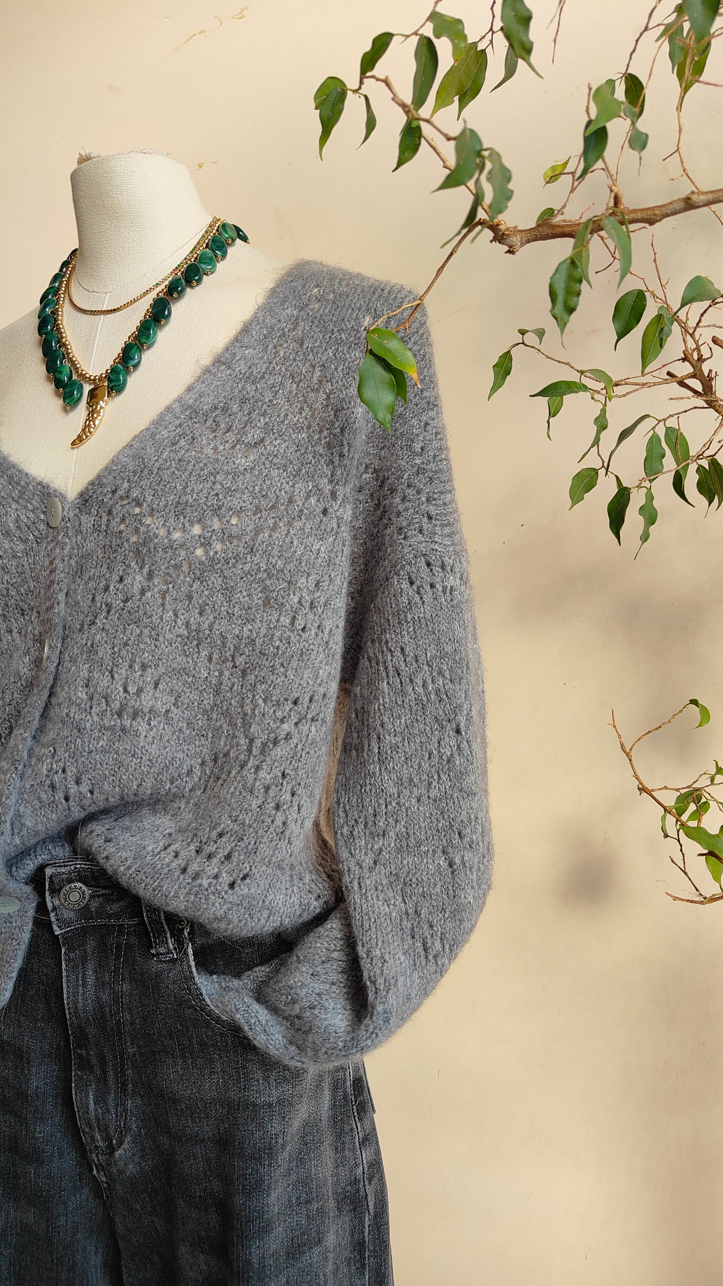 Cardigan Crème