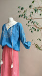Blusa Ricamata Mirtilla