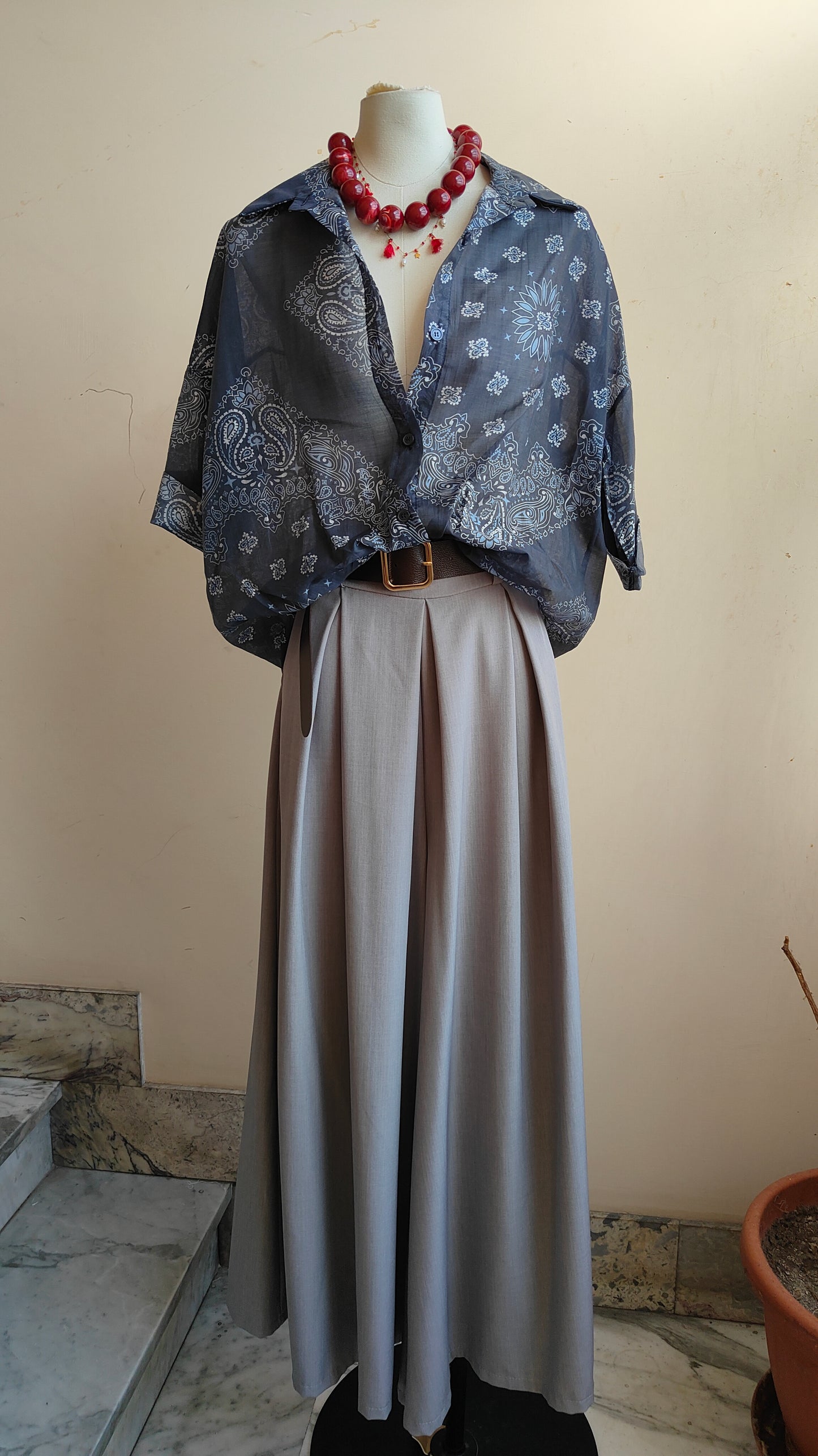 Camicia Bandana Chic