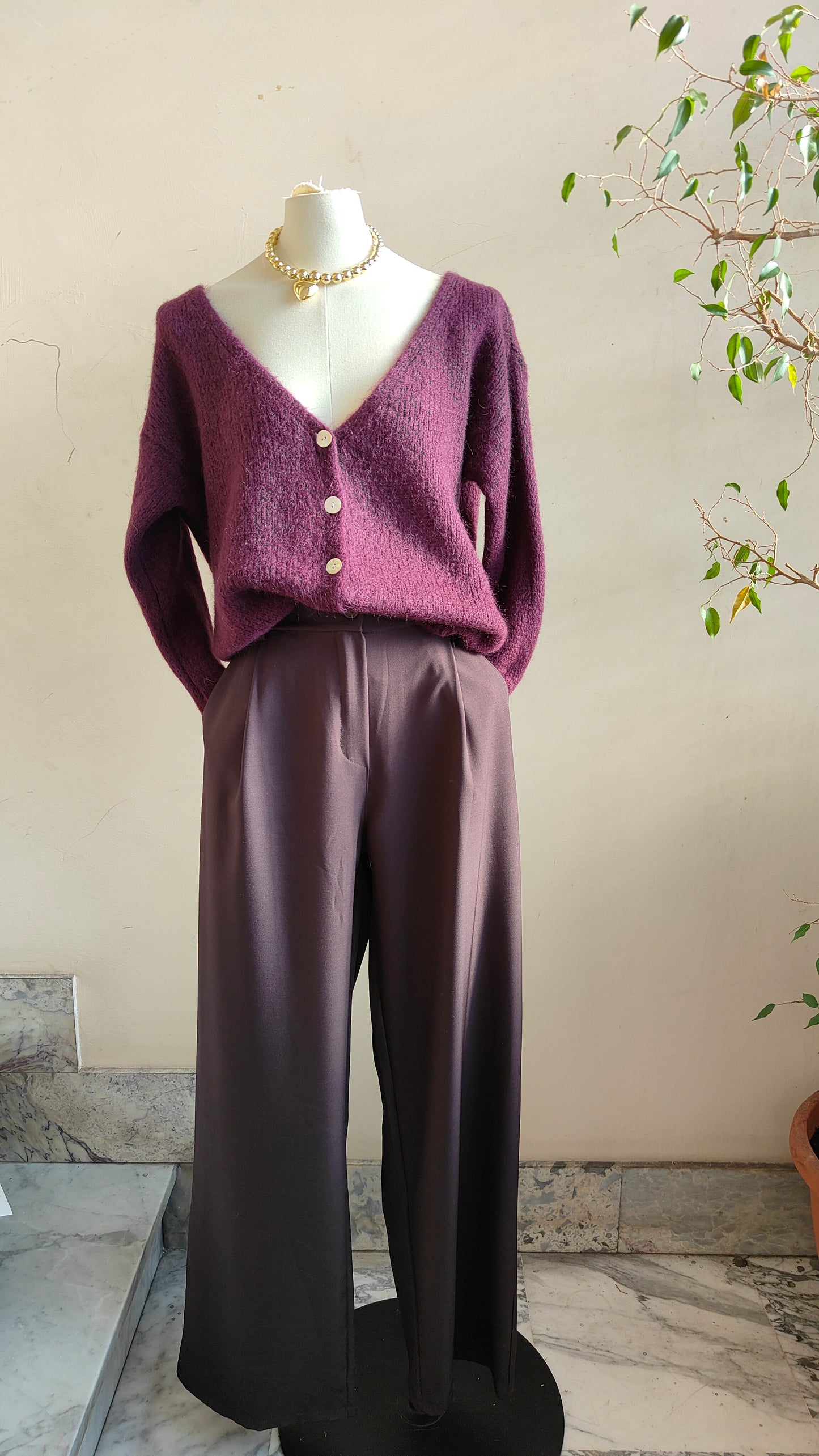 Cardigan mohair