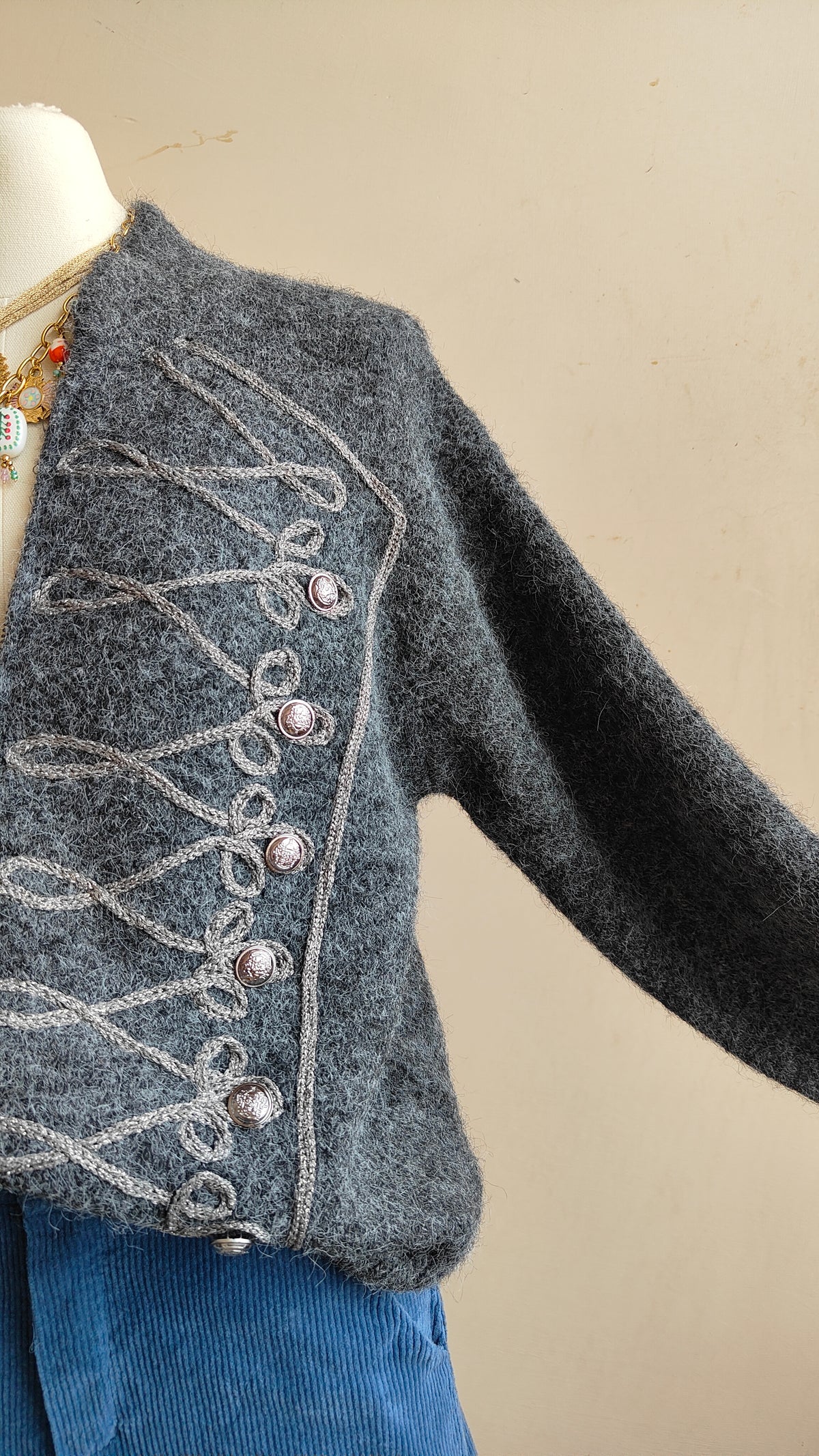 Cardigan Militaire
