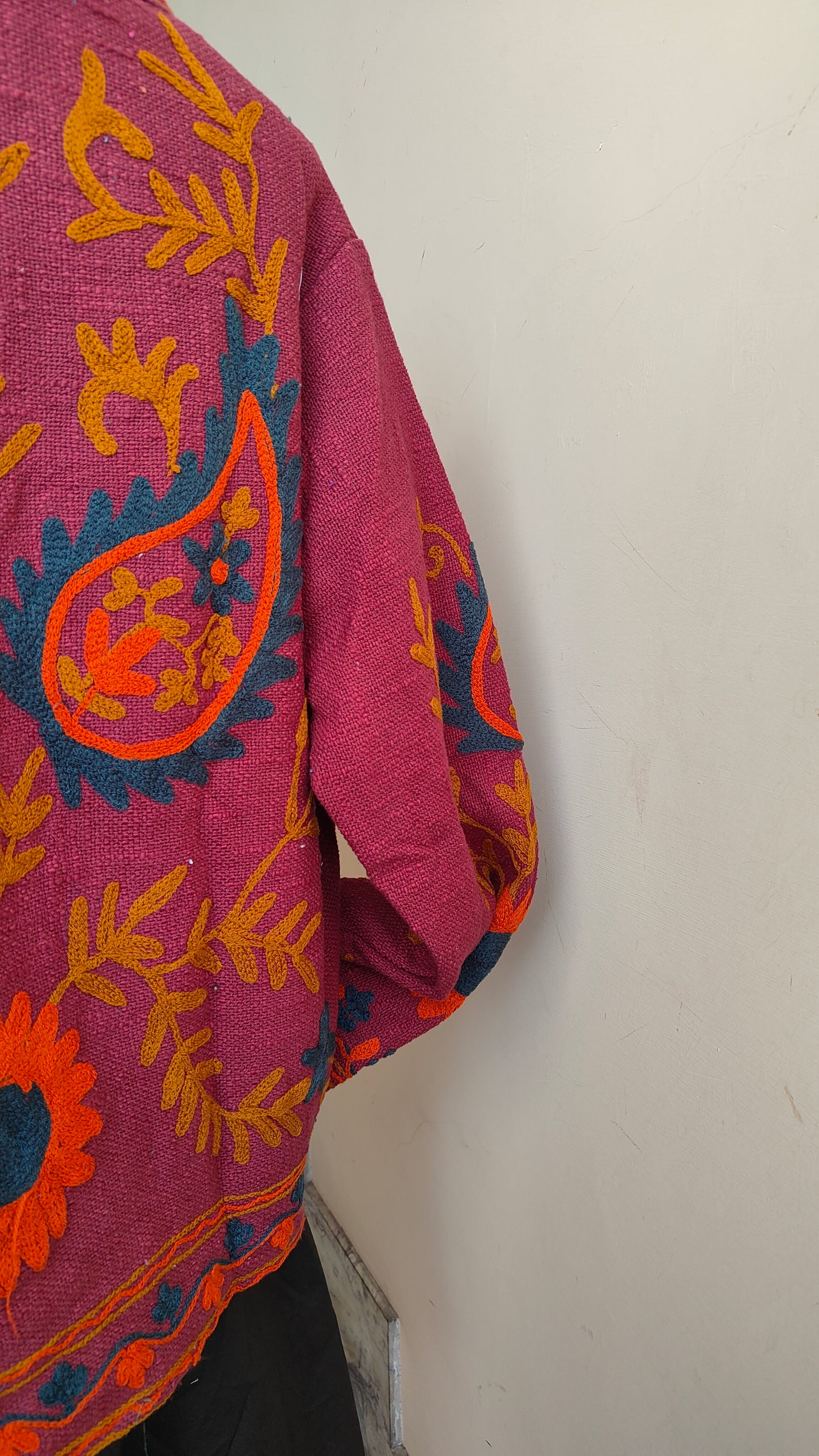 Giacca Boho tasche Canapa