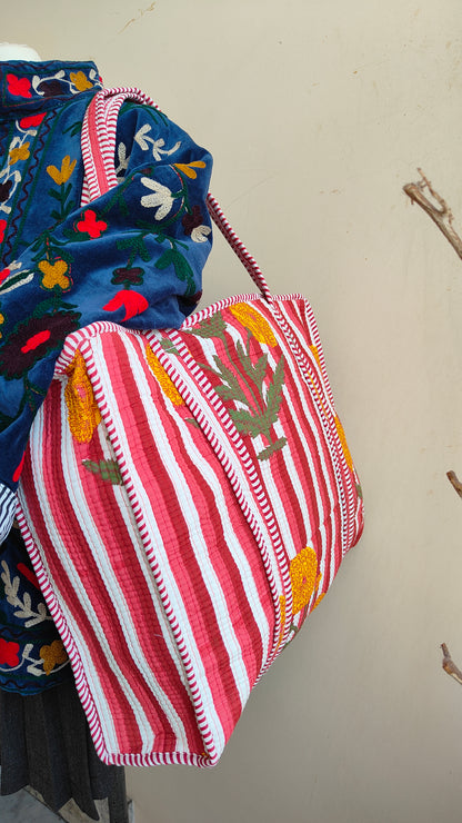 Borsa Trapuntata in Cotone – Maxi