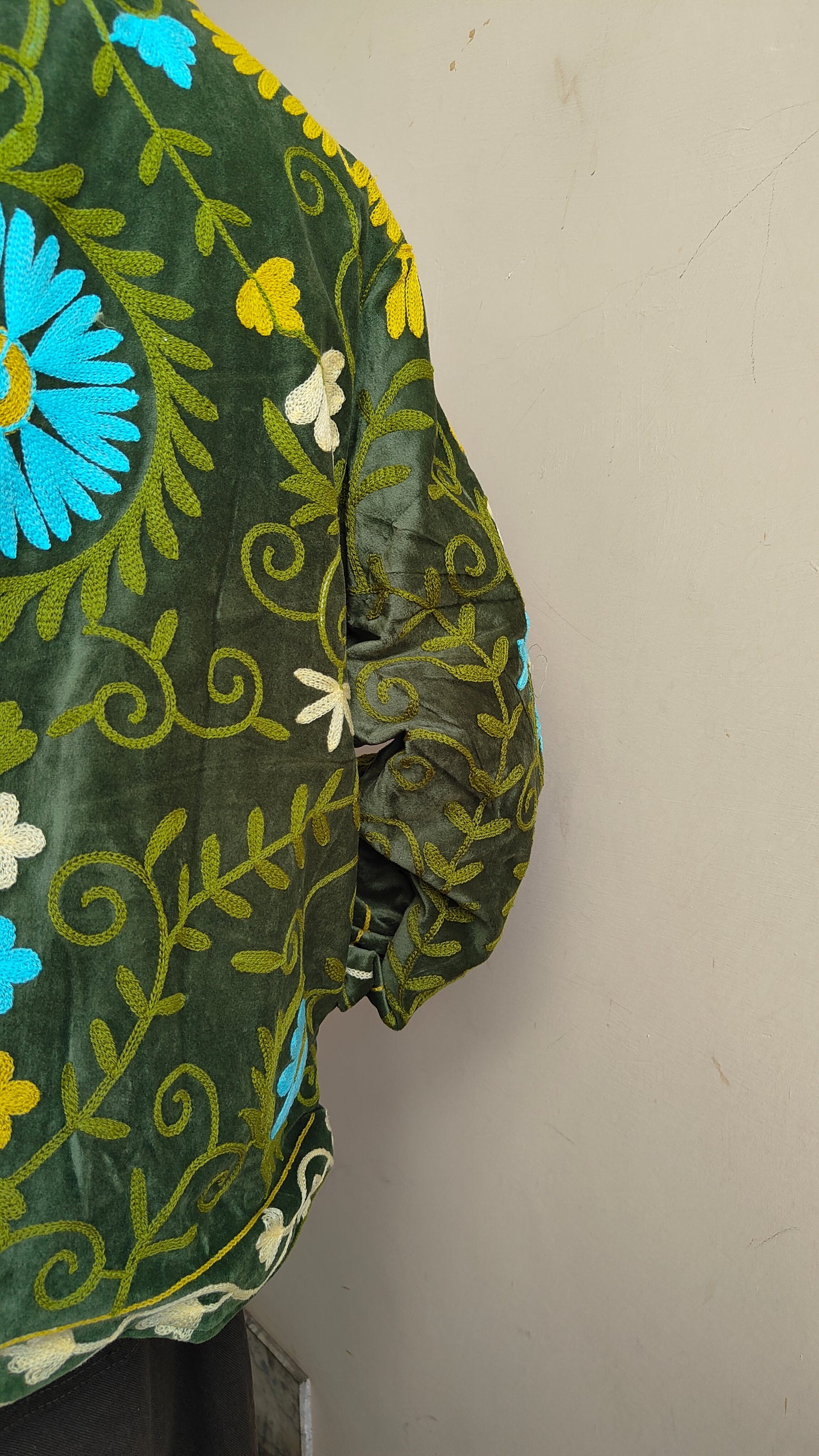 Giacca Boho con Tasche Laterali