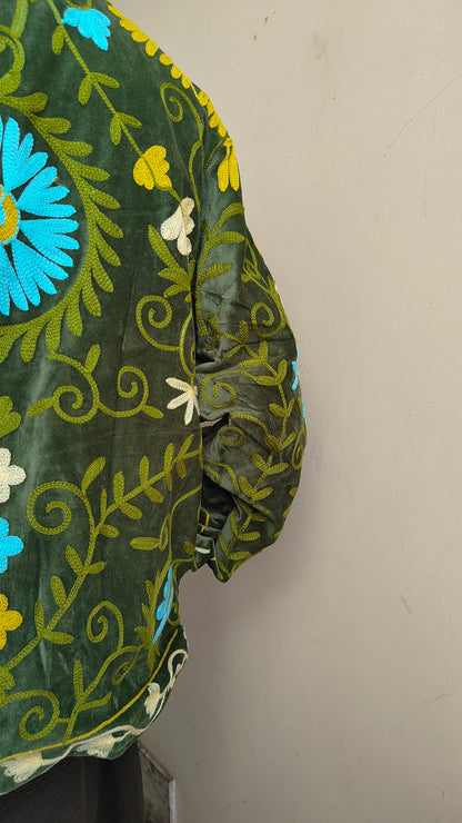 Giacca Boho con Tasche Laterali