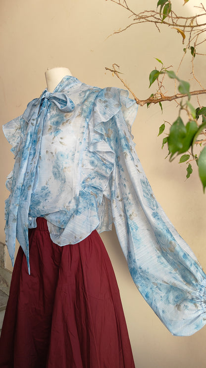 Blusa Nuvola Celeste