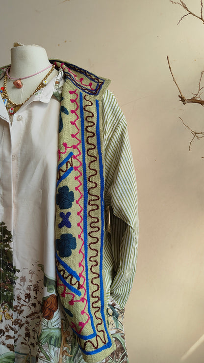 Giacca Boho tasche Canapa