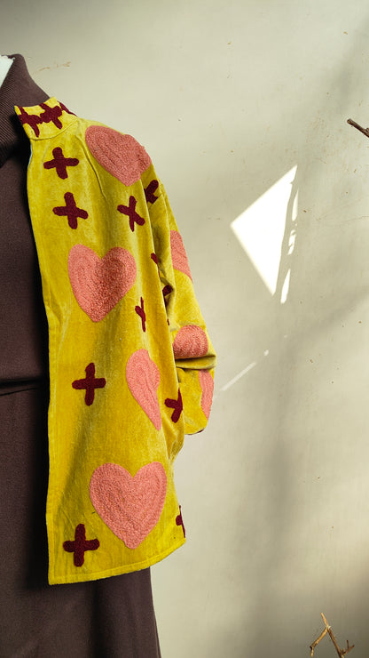 Giacca Boho con Tasche Laterali