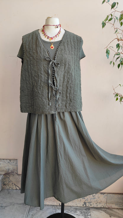 Gilet Trapuntato in Cotone