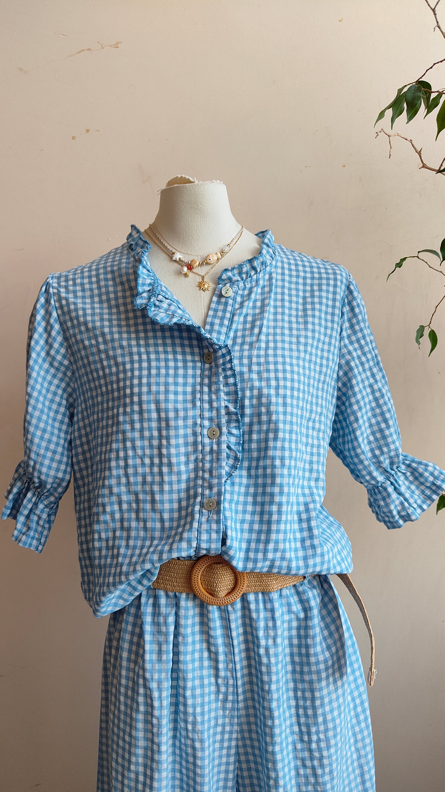 Camicia Vichy mood