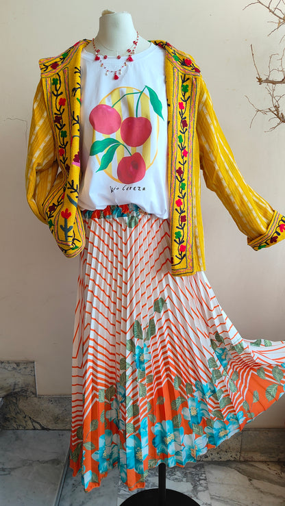 Giacca Boho tasche Canapa