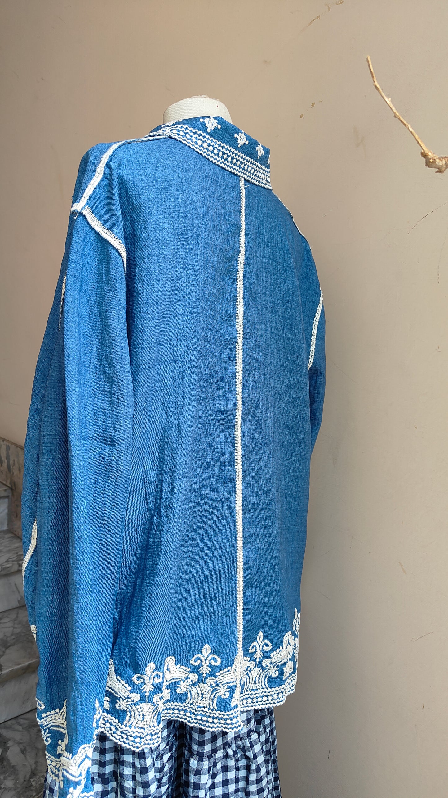 Camicia Ricamo Mediterraneo