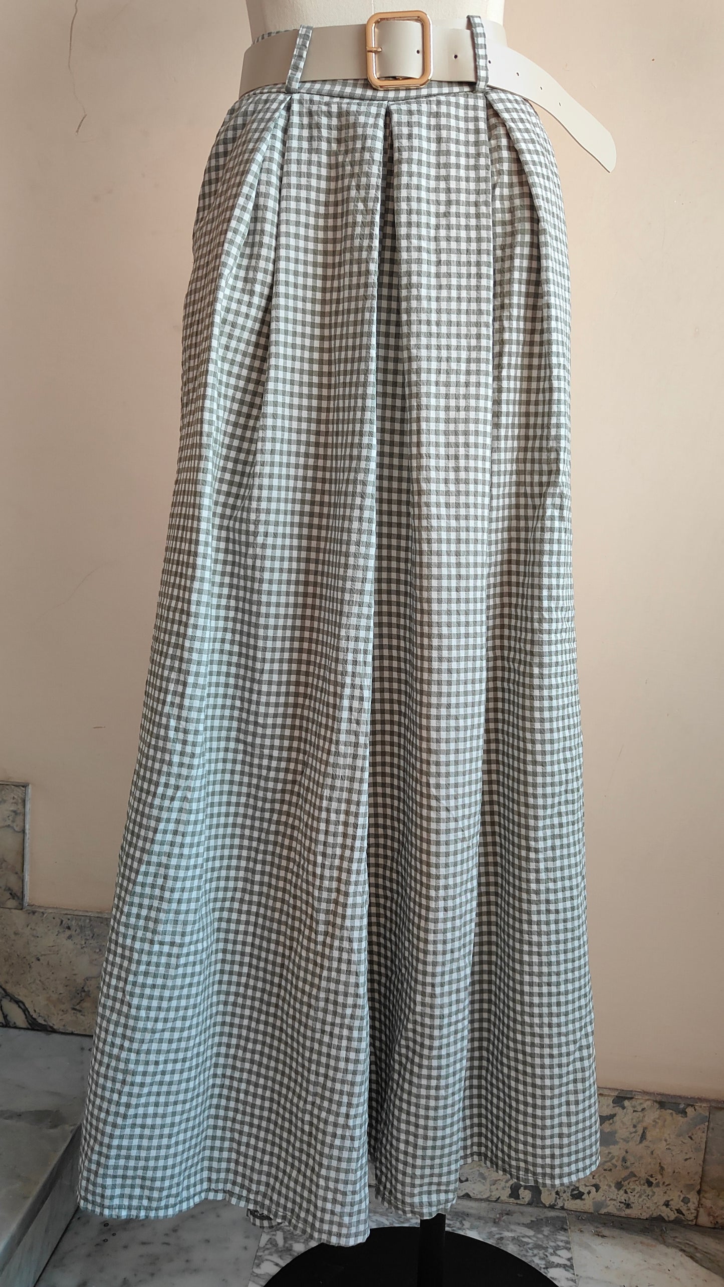 Gonna Pantalone Gingham