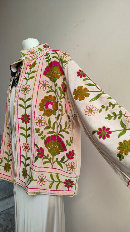 Giacca Boho con Tasche Laterali