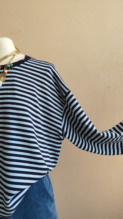 Maglia Over a Righe