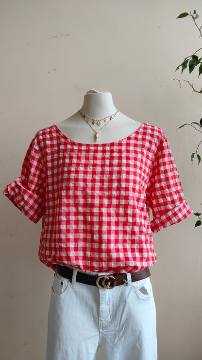 Camicia Vichy bottoni