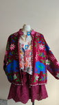 Giacca Boho con Tasche Laterali