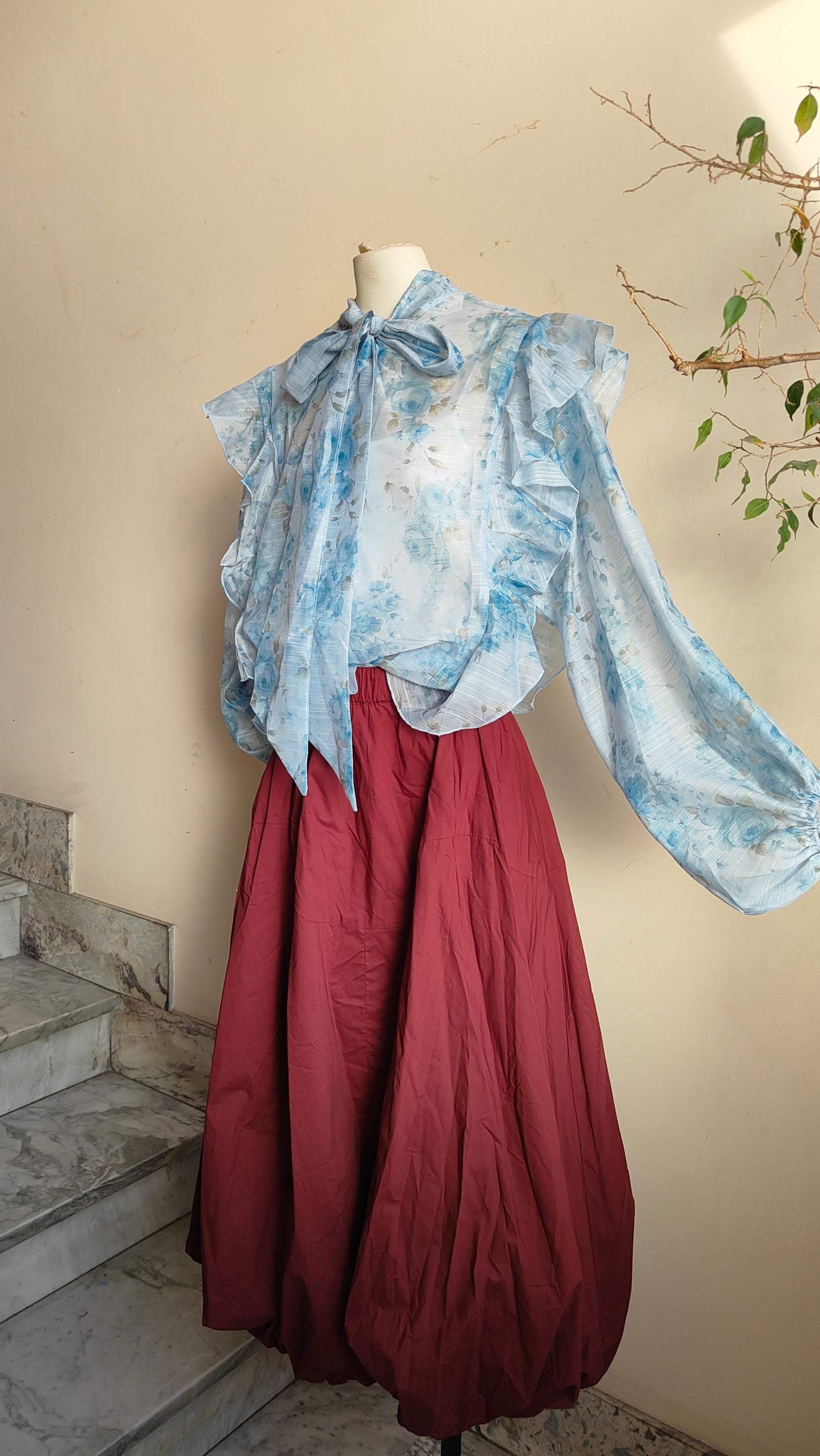 Blusa Nuvola Celeste