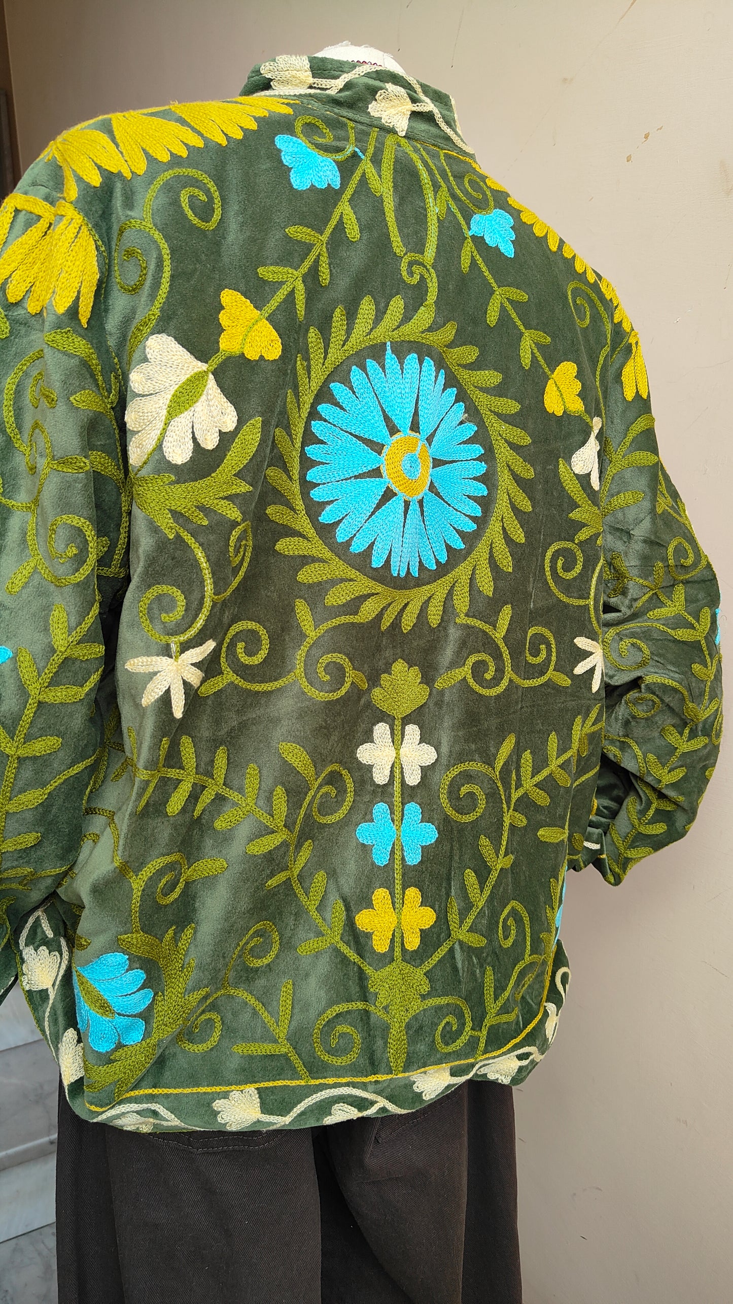 Giacca Boho con Tasche Laterali