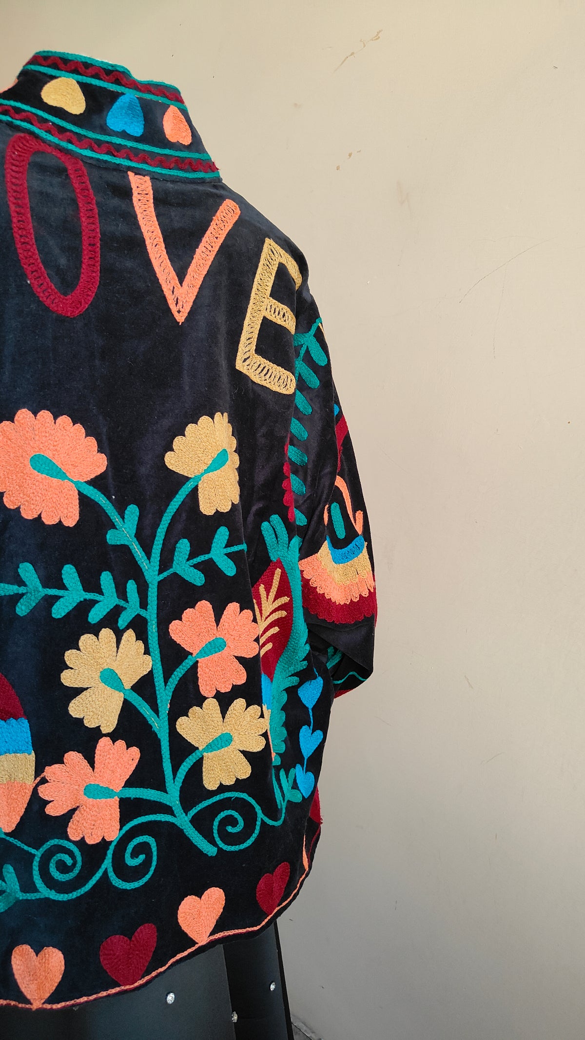Giacca Boho con Tasche Laterali