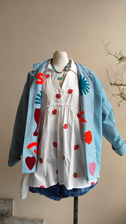 Giacca Boho Denim