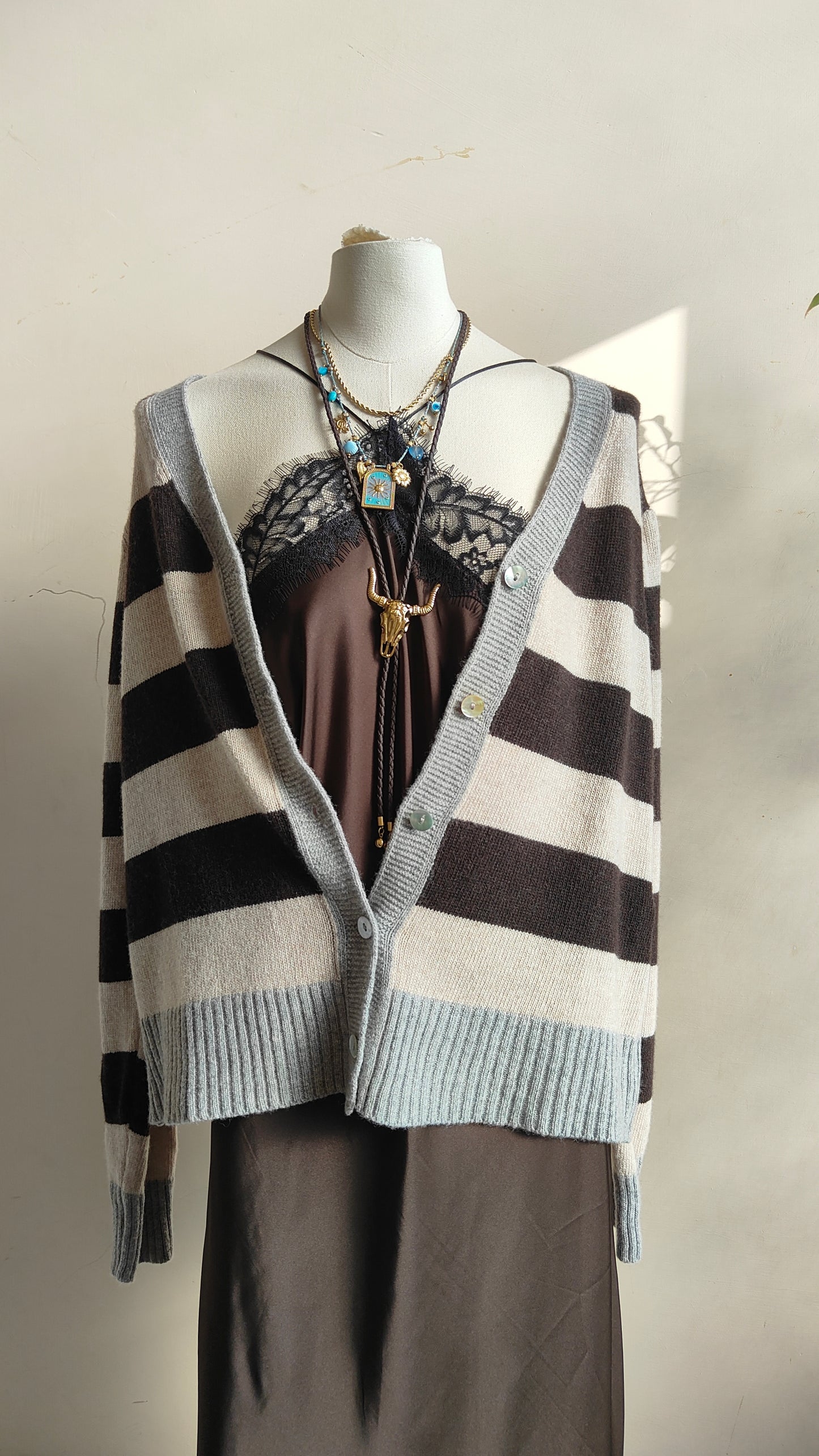 Cardigan Riviera a righe