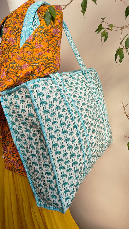 Borsa Trapuntata in Cotone – Maxi