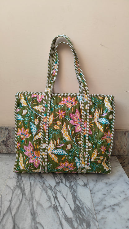 Borsa Trapuntata in Cotone – Maxi