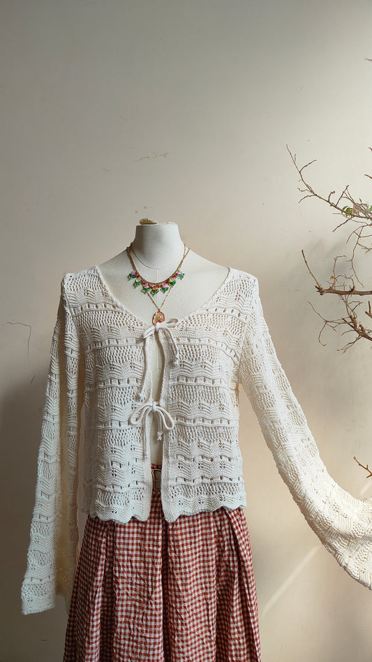 Cardigan Fili di Nuvol in cotone