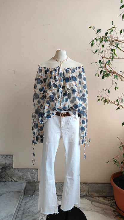 Blusa Capri Pois