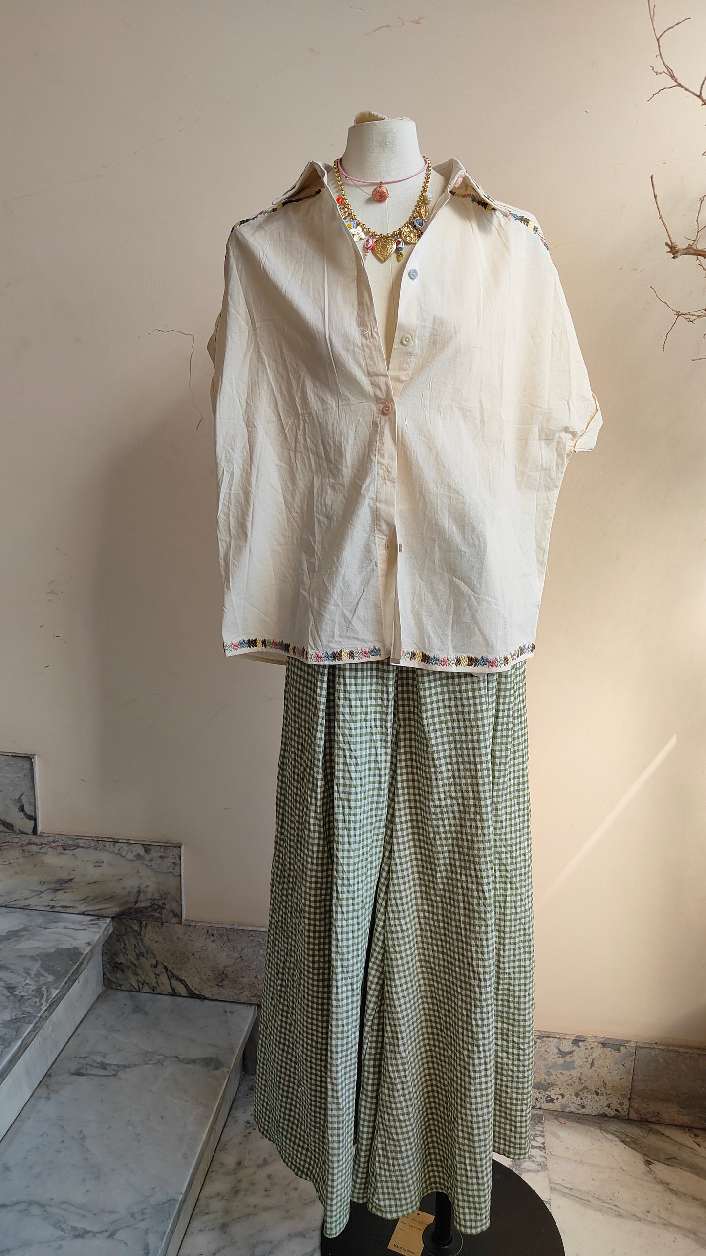 Gonna Pantalone Gingham