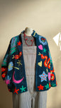 Giacca Boho con Tasche Laterali