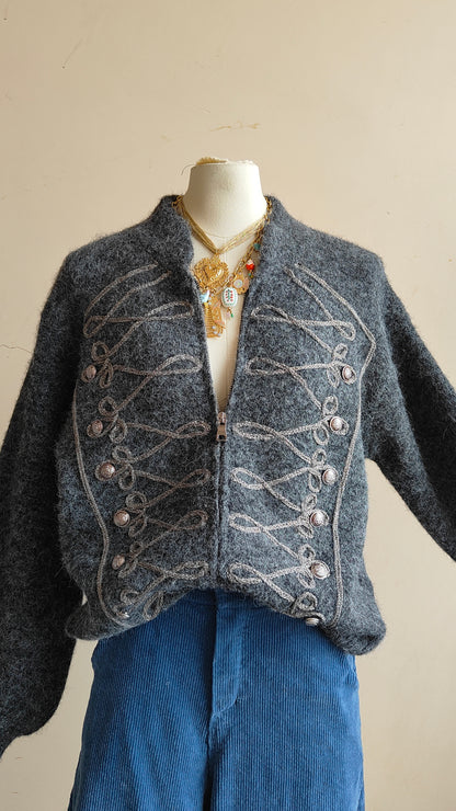 Cardigan Militaire