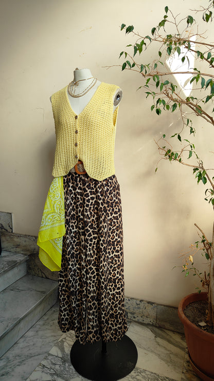 Gilet maglia grosso