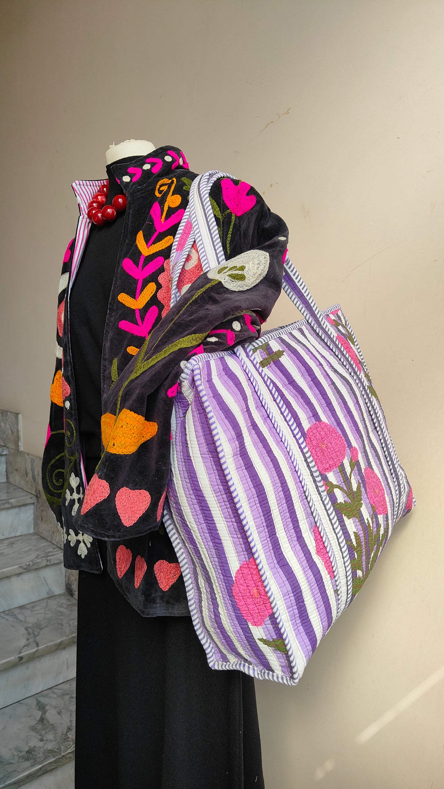 Borsa Trapuntata in Cotone – Maxi