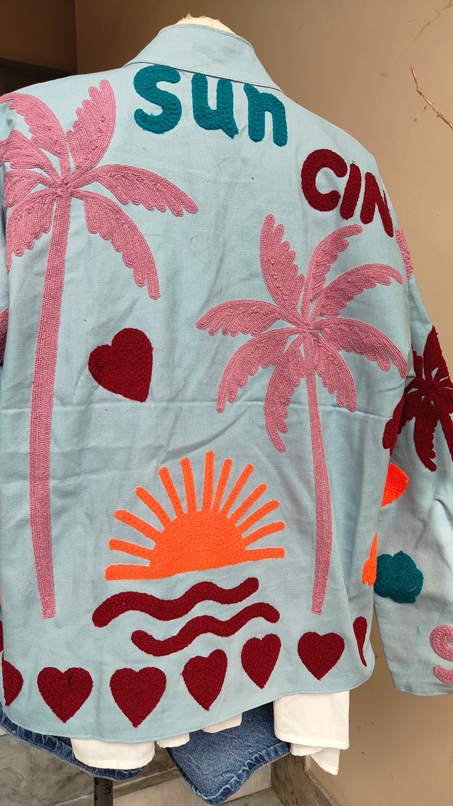 Giacca Boho Denim