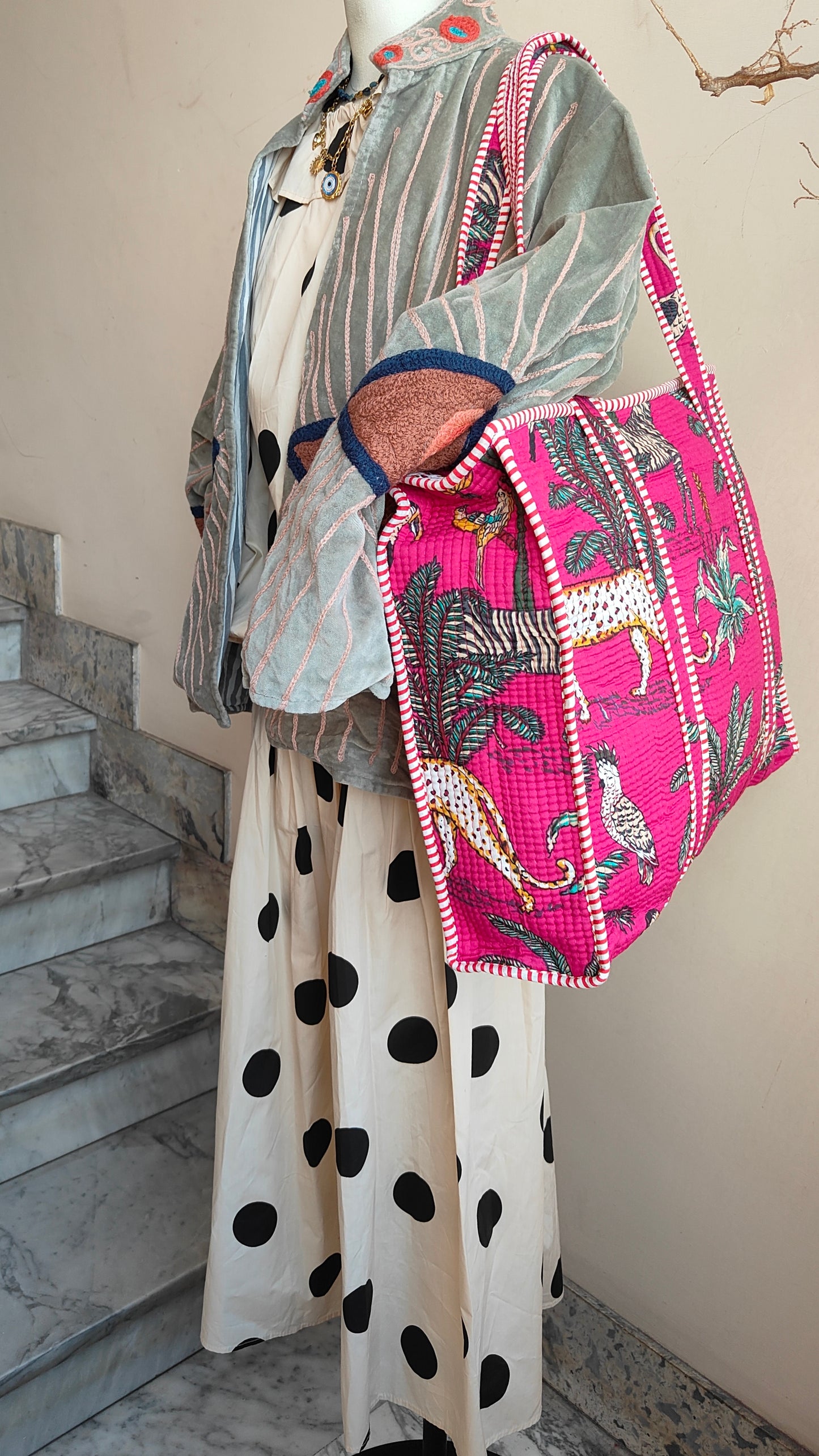 Borsa Trapuntata in Cotone – Maxi