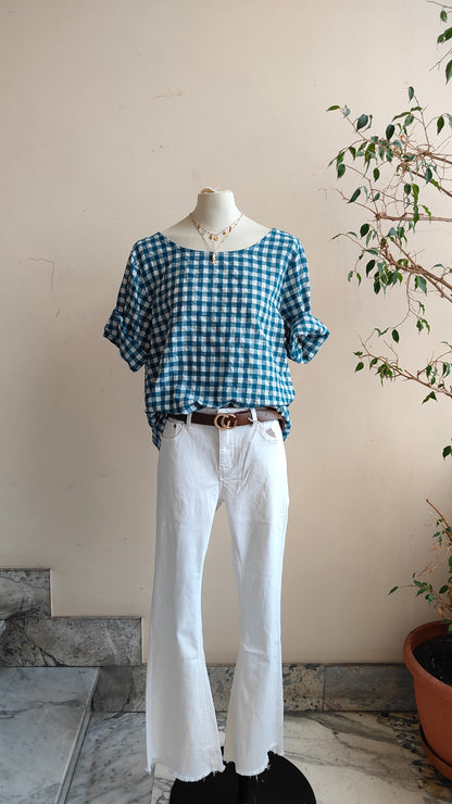 Camicia Vichy bottoni